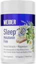 Weider Melatonine Gratis slaaphulpsupplement met KSM-66 Ashwagandha, Magnesium, Lavendel, Lemon Balm, kamille, Valeriaan en Passiebloem Extracten, Hormone & Drug-vrij, Non-Habit vorming, 120ct