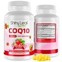 Shiny Leaf CoQ10 100mg - Chewable CoQ10 Supplement - Coenzym Q10 for Heart Health & Energy - Natural Co Q 10 Supplement for Cardiovasculaire Wellness - 100mg Kauwtabletten, 90 tabletten, Made in USA