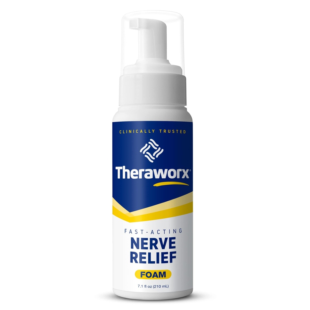 Theraraworx Relief Nerve Relief Foam Aggravé Nerve Relief Discomfort - 7,1 oz - 1 comte