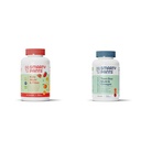 SmartyPants Gummies multivitamine pour enfants et supplément fibreux: Omega 3 Huile de poisson (EPA/DHA) et Guy Adolescent Gummies multivitamine: Omega 3 Huile de poisson (EPA/DHA)