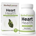 Herbsforever Capsules de santé cardiaque Supplément cardiaque favorise la santé cardiaque 90 Capsules