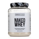 NACHET Poudre de protéines de whey Vanilla - seulement 3 ingrédients - Poudre de protéines de whey à l'herbe, saveur de vanille et sucre de coco biologique, certifié NSF, sans OGM, sans soja et sans gluten - 24 portions