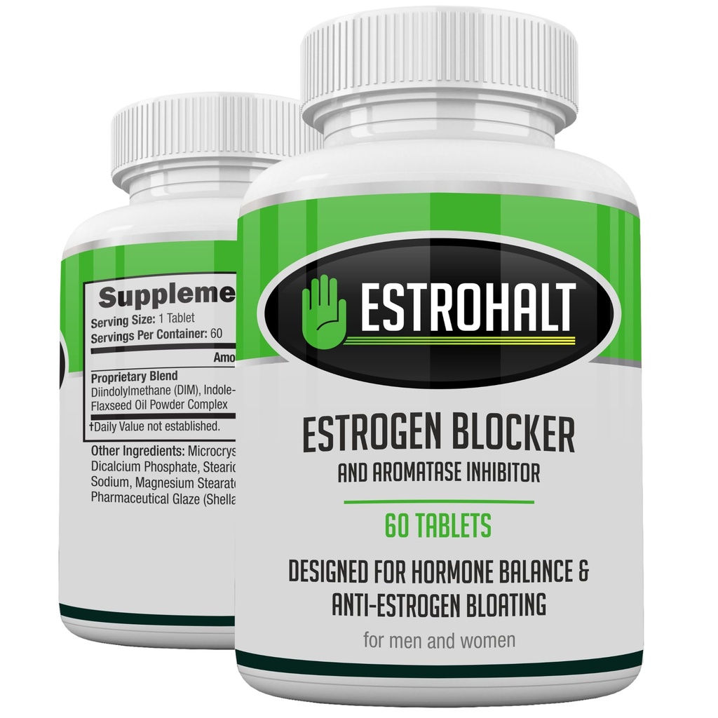 Estrogeenblokkersupplement en natuurlijke anti-amomataseremmerpillen voor mannen en vrouwen DIM (diindolylmethaan) en Indole 3 carbinol (I3C) -supplementen voor oestrogeen Dominantie en hormoonbalans