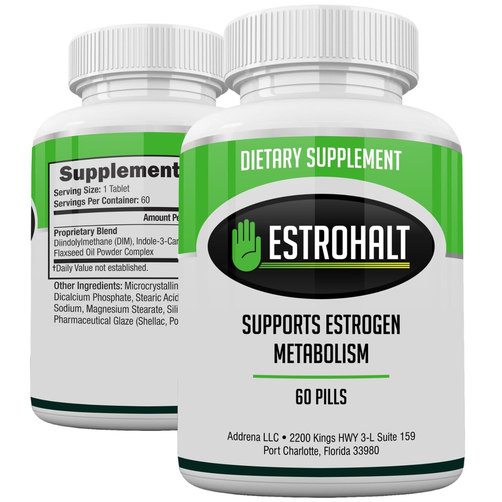Estrogeenblokkersupplement en natuurlijke anti-amomataseremmerpillen voor mannen en vrouwen DIM (diindolylmethaan) en Indole 3 carbinol (I3C) -supplementen voor oestrogeen Dominantie en hormoonbalans