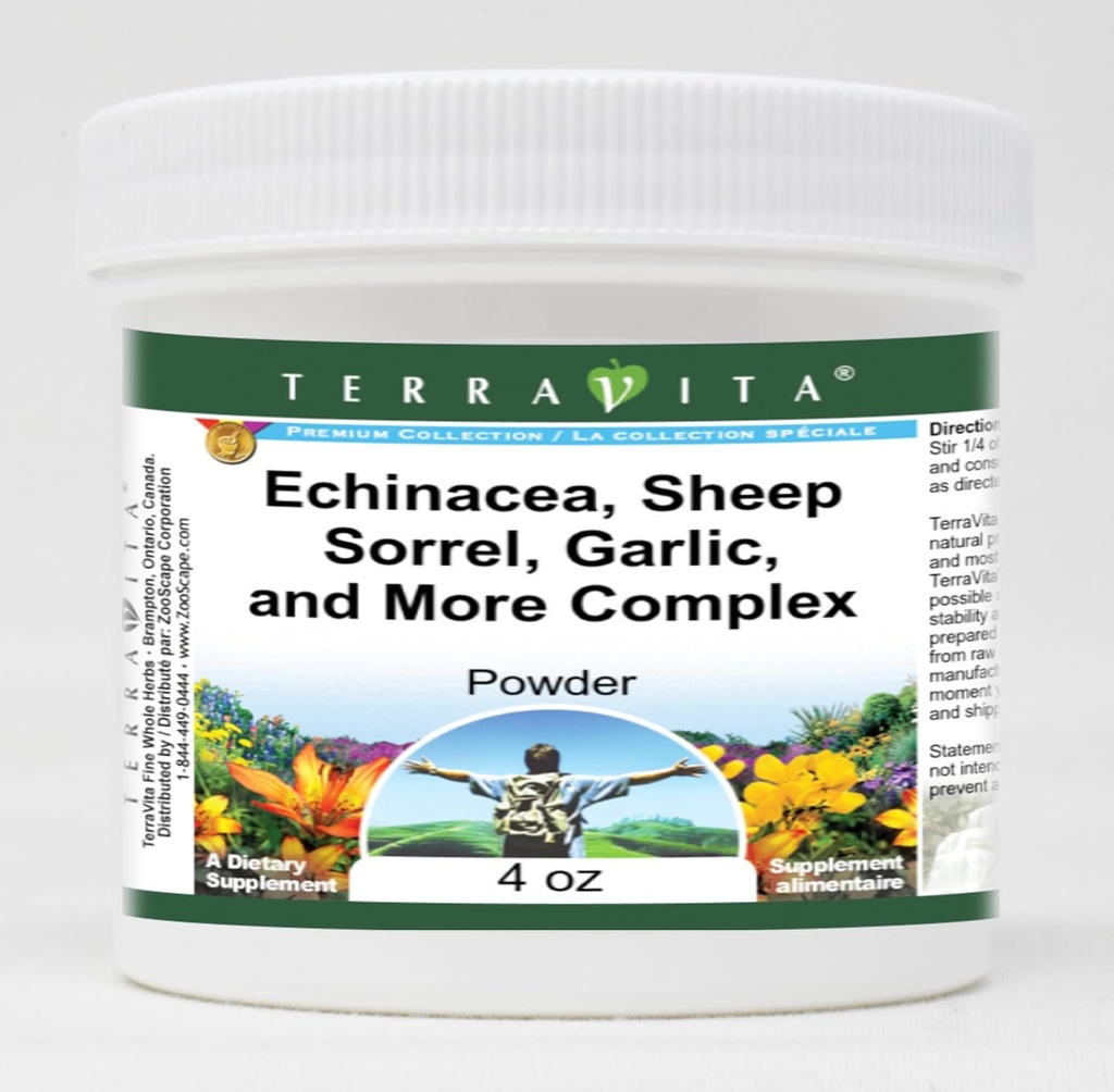 Echinacea, Sheep Sorrel, Knoflook, and More Complex Powder (4 oz, ZIN: 516903) - 3 Pack
