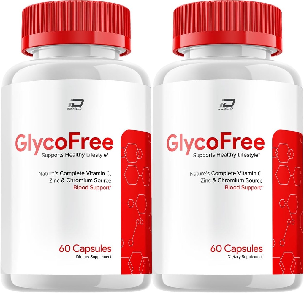 GlycoFree Capsules, GlycoFree Advanced Supplement, All Natural Formula to Maintain Healthy Levels, Maximum Strength Daily Formula, Glyco Free Capsules Reviews (2 Pack - 120 Capsules)
