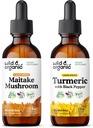 Maitake Mushroom Tincture 2 fl oz & Turmeric Tincture 2 fl oz