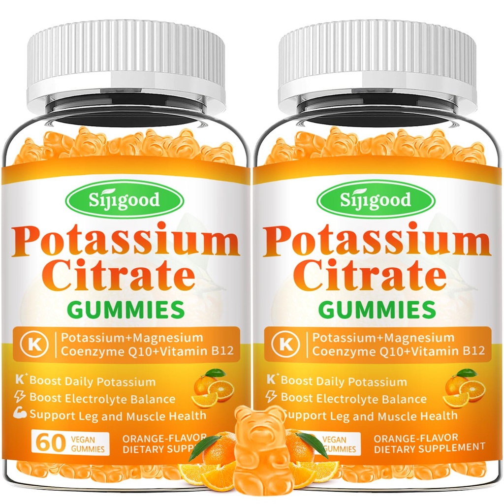 2 Pack Kalium citraat Gummies 