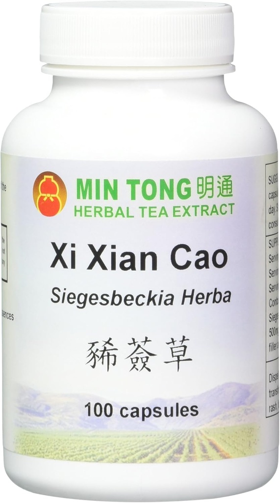 100* 500 mg Caps of Siegesbeckia Herba Xi Xian Cao Concentrated Extract / Bottle, Take 2-4 Pillen, Three Times Per Day by Bio Essence