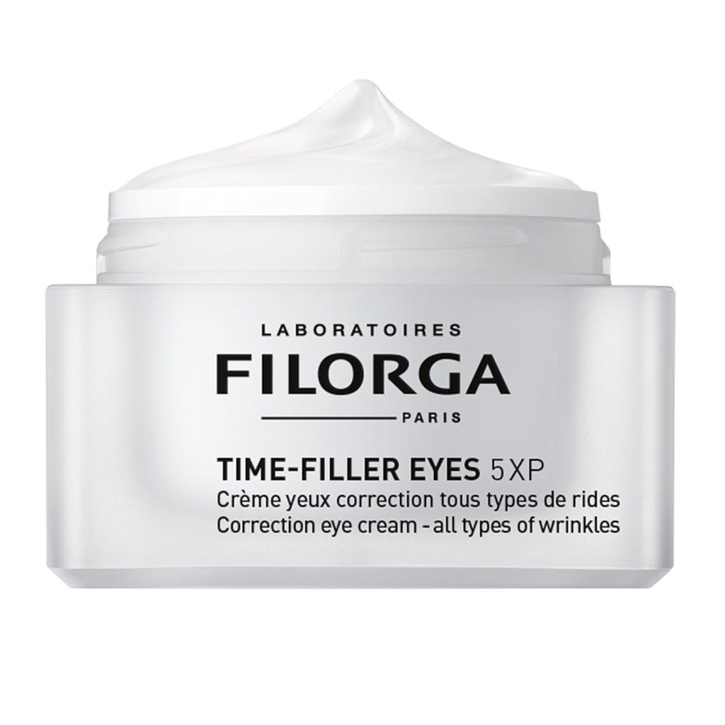 Filorga Yeux filigranes quotidien anti-vieillissement et crème pour réduire les rides avec l'acide hyaluronique pour minimiser les rides et les cercles sombres, lever les paupières et améliorer les cils
