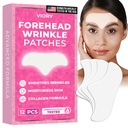 Voorhoofd rimpel Patches Smoothing Overnight - Anti rimpel Patches voor gezicht en voorhoofd Fine Lines & Frown Lines - Met Aloe, Collageen, Vitamine E, Hyaluronzuur