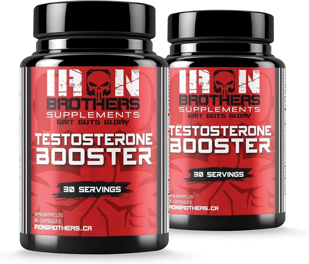 Suppléments booster de testostérone pour les hommes - Estrogen Blocker - Supplément énergie naturelle, force et étamine - croissance musculaire maigre - favorise la perte de graisse - augmenter la performance masculine (2 bouteilles)
