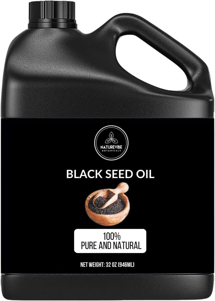 Naturevibe Botanicals Premium Black Cumin Seed Oil, 32 ounces 
