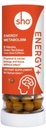 SHO Energy+ Vegan Energie & Focus Supplementen 60 Pillen-Matcha Extract, Gemethyleerd B Complex Vitamine B Complex en Cafeïne Natuurlijke Energie Booster voor mannen & vrouwen zonder Crash & Jitters, Hervul fles