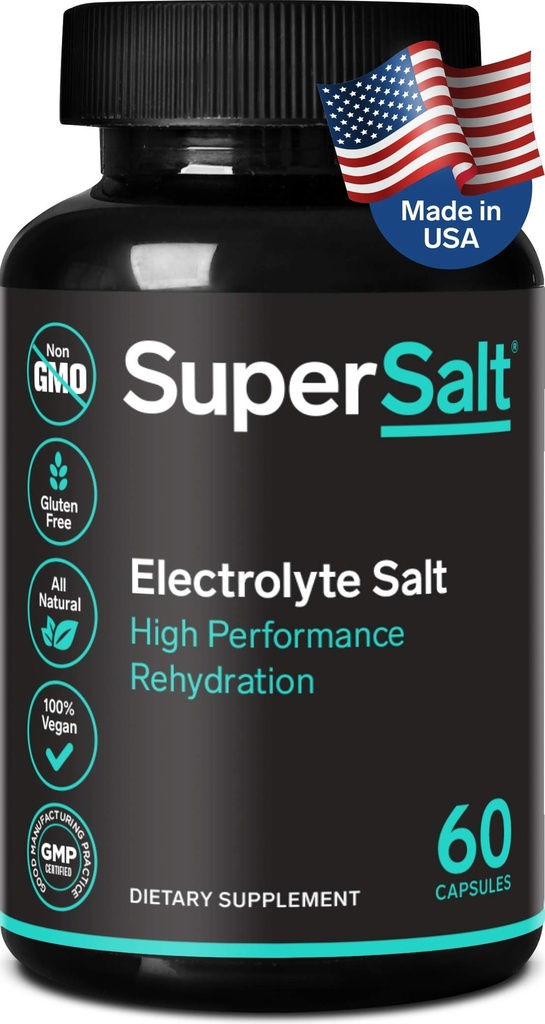 Keto Electrolyte Supplement, Zout vervangende tabletten voor snelle orale rehydratatie en post workout herstel, Magnesium, zink, natrium, koper 