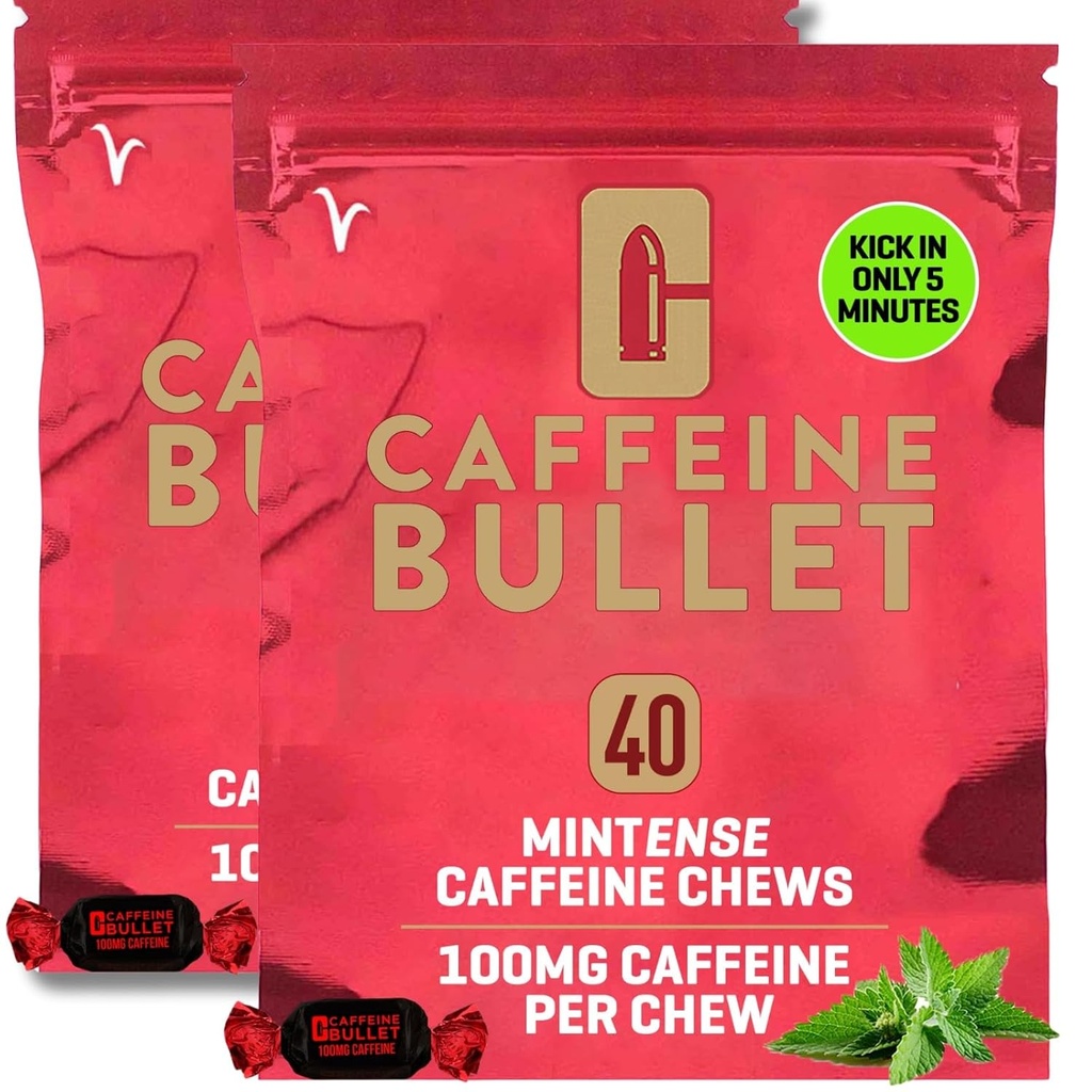 Cafeine Bullet Mint Energie Kauwen *80 