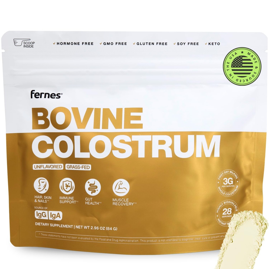 Gras Fed Hele Bovine Colostrum poeder voor vrouwen & mannen 