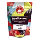 Coffee de champignons par Herbal Hive Bee Focused comprend des Adaptogènes Reishi, Lion's Mane et Chaga Superfood Low Acid Instant 30 portions (3.5 oz, Dark Roast)