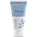 Kamedis Eczeem Therapie Verzachtende Body Cream. Botanische basis. Klinisch bewezen voor jeukende, droge, geïrriteerde huid. Dermatoloog aanbevolen hydraterende behandeling. SLS & paraben-vrij.