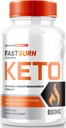 Fast Burn Capsules de kéto, FastBurn Advance Weight Loss Support, formule de soutien maximale, pilules de brûlure rapide, tous les suppléments de kéto naturels, les vitamines de kéto à combustion rapide, avis de kétos FastBurn (60 capsules)