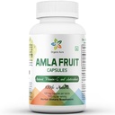 Amla Capsules 1500mg -120 Veg Capsules. Rauwe en zuivere natuurlijke vitamine C, natuurlijk verhoogt Immuniteit, huid Glow, Energie & Abundant Antioxidanten. Whole Green SuperFood Nutrition. Niet GGO-Glutenvrij.