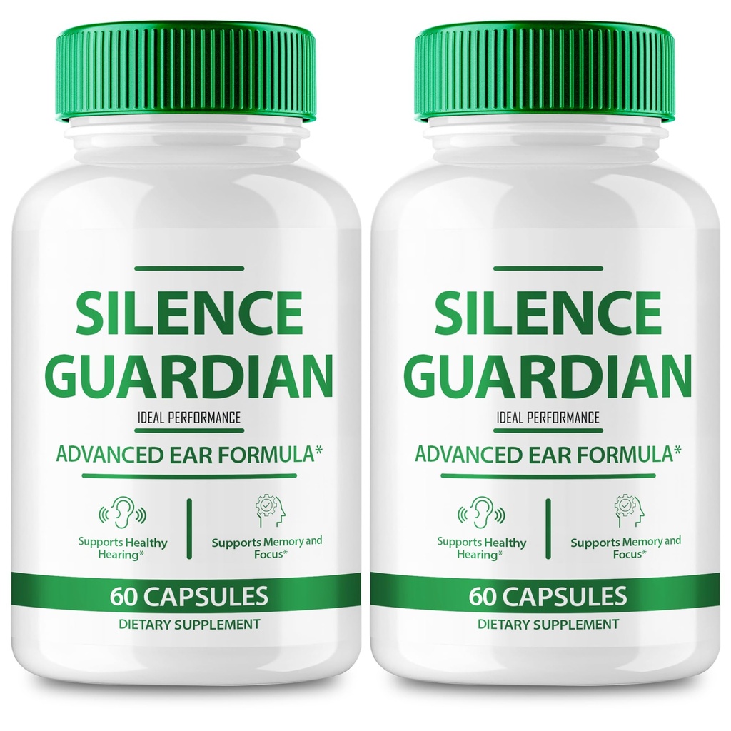 Silence Guardian Tinnitus Relief For Ringing Ears Capsule, Silence Guardian Ring Clear Tinnitus Pillen, Silence Guardian Ear Tinnitus Supplement, Oorbellen Tinnitus, Silence Guardian Reviews (2 Pack)