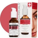 Advanced Clinicals Dark Circle Cafeine Under Eye Serum For Face with Hyaluronic Acid Moisturizer + Peptides 