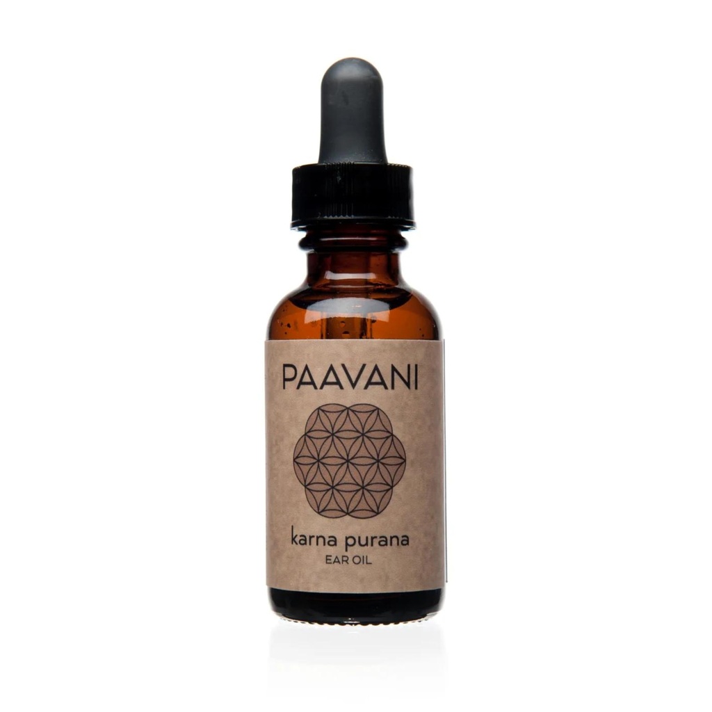 PAAVANI Ayurveda oorolie - Made in USA - Ayurvedische plantaardige oordruppels - Itchy Earache Relief - 100% biologisch, 1 oz
