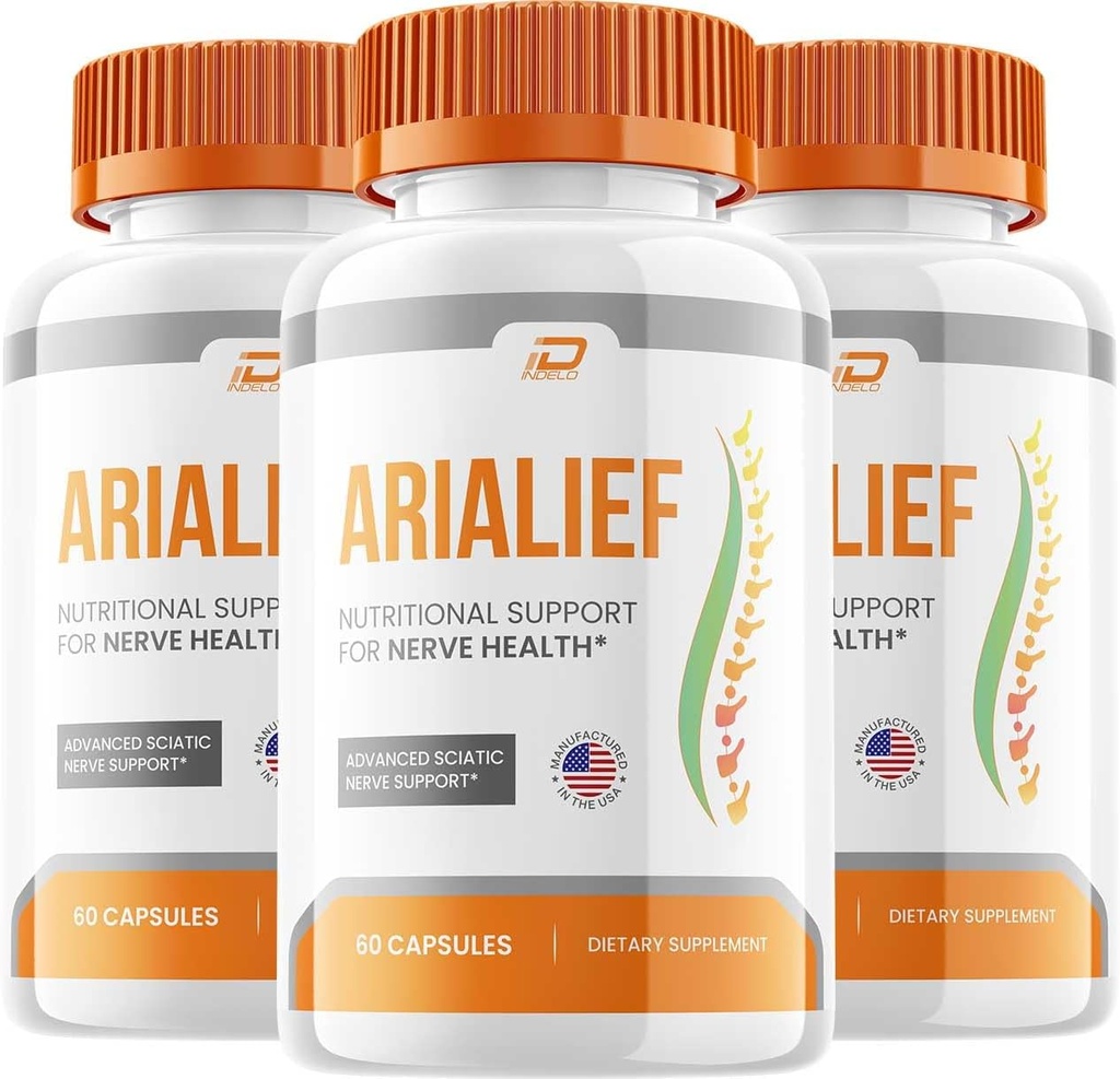Arialief Capsules, Arialief Advanced Supplement, Alle Natuurlijke Formule om gezond niveau te behouden, Maximale sterkte Dagelijkse Formule, Arialif Capsules Beoordelingen (3 Pack - 180 Capsules)