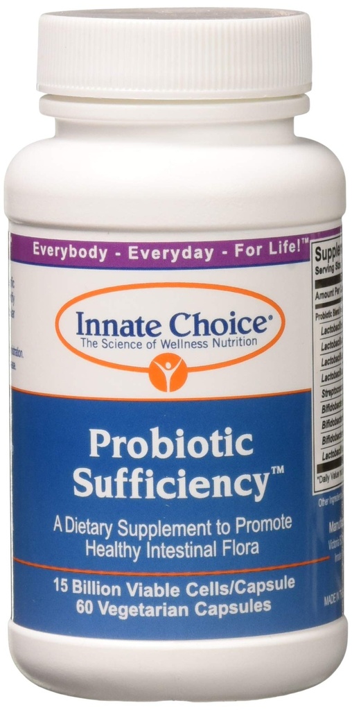 Innate Choice Probiotic Sufficiency, 60 vegetarische capsules