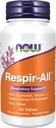 NOW Supplementen, Respir-AllTM met quercetine, vitamine C, brandnetelextract en bromelaïne, ademondersteuning*, 60 tabletten
