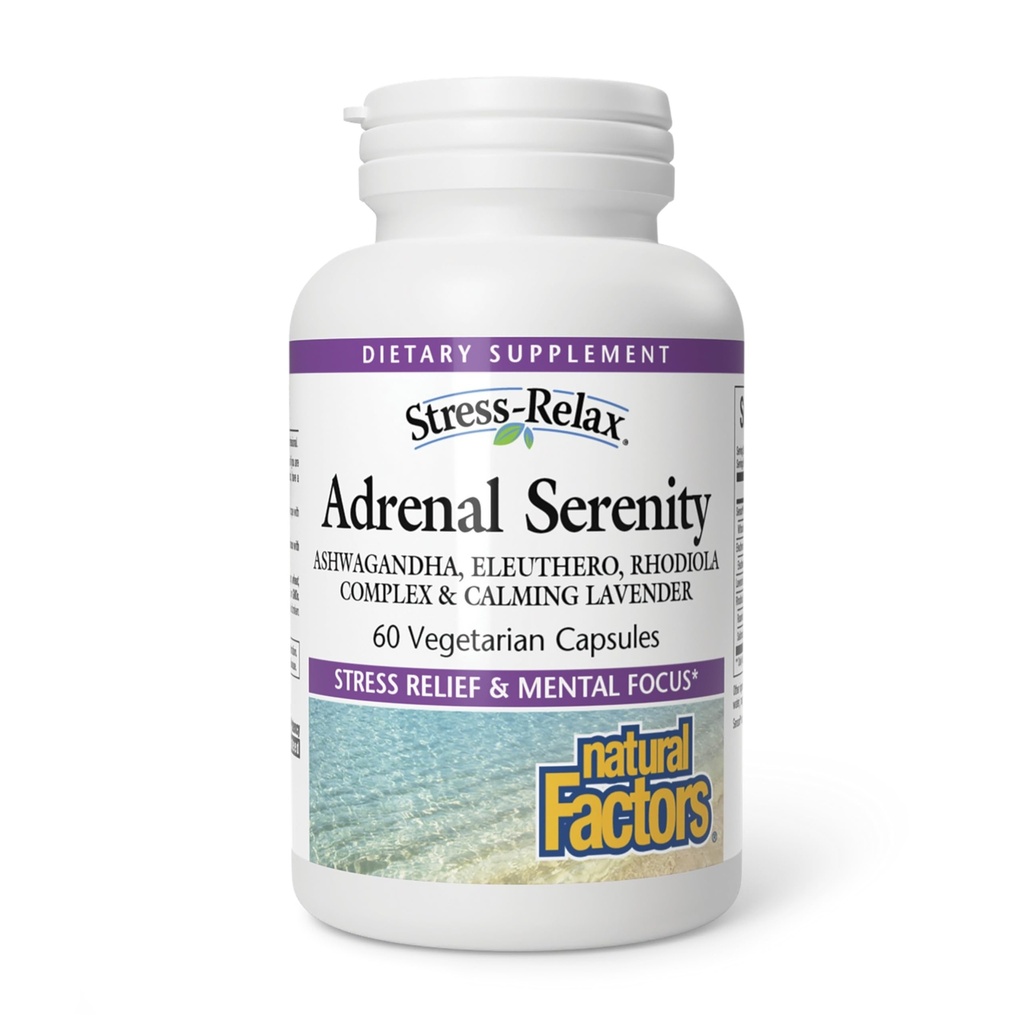 Natuurlijke factoren STRESS-RELAX® Adrenal Serenity, 60 capsules