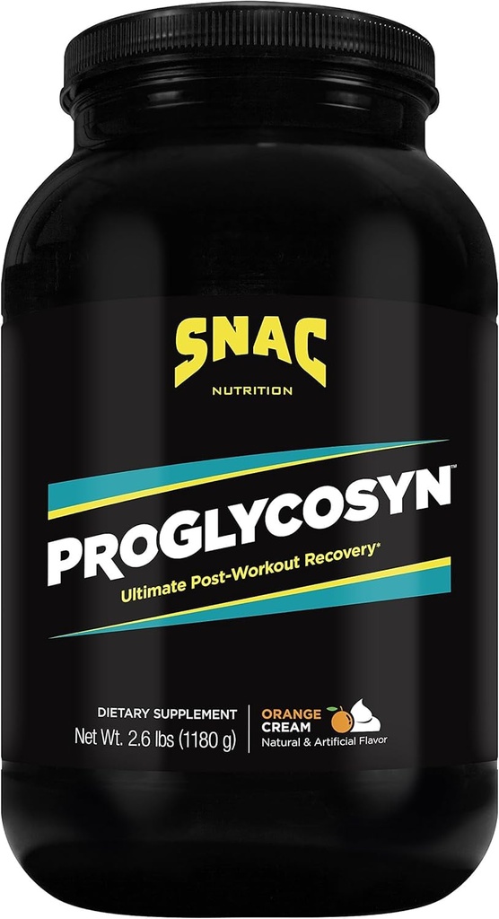SNAC Proglycosyn Ultimate Post Workout Recovery Formula, Orange Cream, 2,6 Pond