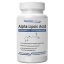 Superior Labs Alpha Lipoïne Acid 600 mg Capsules, Pure Non-GMO ALA, Hoge Absorptie, Zenuwondersteuning, Gezonde Circulatie en Zenuwrespons, Gezond Verouderend Antioxidant, 120 Veg Caps, 4-maand Supply
