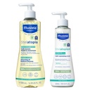 Mustela Stelatopia Eczema-Prone huidbad tijd cadeau Set - Familie Huidverzorging Essentials - Natuurlijke Avocado & Zonnebloemolie - EWG geverifieerd - 2 Items Set - Stelatopia Reiniging Olie en Stelatopia+ Cream