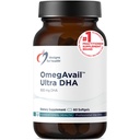 Designs for Health OmegAvail Ultra DHA - Highly Concentrated DHA Triglyceride Fish Oil, TG Fish Oil with 500mg DHA + 100mg EPA - No Fishy Aftersmaak (60 Softgels)