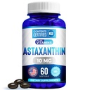 Nous aimons les vitamines Astaxanthine 10mg Softgel - Suppléments d'Astaxanthine hautement potentieuse de l'hématococcus Pluvialis - Améliore la santé oculaire, articulaire, cutanée et les niveaux d'énergie - 60 Compte, 2 mois d'approvisionnement