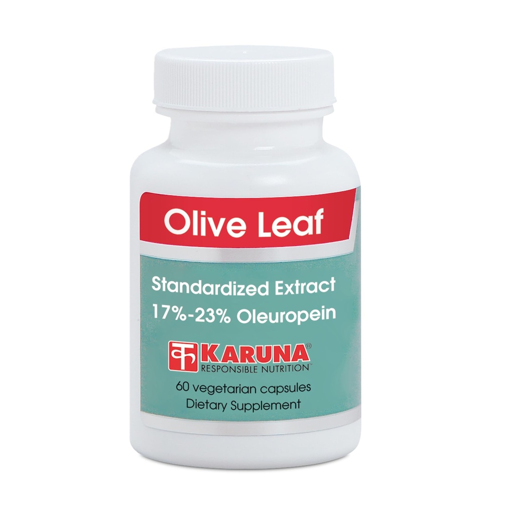 Karuna Olive Leaf Extract 500mg, 60 Vegetarische Capsules