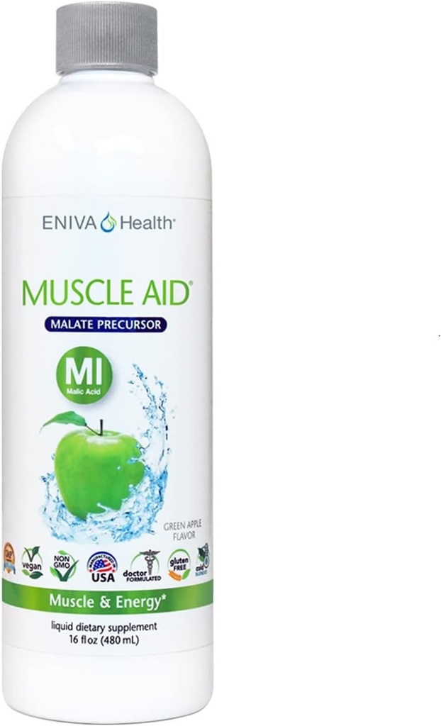 Eniva Muscle Aid Concentrate liquide avec acide malique (16 oz)