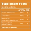 CoQ10 300mg Capsules, Veganistisch supplement voor energieproductie, Non-GMO, Glutenvrij - 60 Veggie Capsules