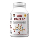 ANDREW LESSMAN PQQ 20mg - 240 Capsules - 20mg Pyrroloquinoline Quinone, Natural Protective Compound ondersteunt vitale organen, hart, hersenen, lever, immuunsysteem. Mitochondriale biogenese, Geen additieven