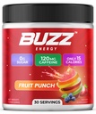 Morning Buzz Energy Drink Powder - Energy Boost Drink Mix - Suikervrije energie met antioxidanten - Morning Kickstart and Sports Nutrition Endurance Product - 30 Serves, Fruit Punch, 7.9 Ounces
