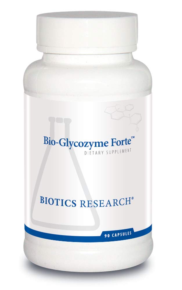 Recherche en biotique Bio Glycozyme Forte Multivitamine pour le soutien glycolytique, Vanadium, Zinc, Chrome, Manganèse, Inositol, Catalase, Métabolisme sain et Homocysteine 90 Capsules