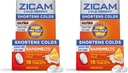 Zicam Ultra Cold Remedy Zinc Rapidmelts, Arôme crème orange, homéopathique, médicaments de raccourcissement du froid, raccourcit la durée du froid, sans sucre, sans colorant, 18 Compte (paquet de 2)