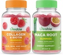 Levensbaar Collageen & Biotin + Moringa Leaf, Gummies Bundle - Grote Proeverij, Vitaminesupplement, Glutenvrij, GGO-vrij, Kauwgom