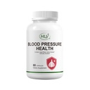 HUJ Supplément santé à la pression artérielle, formule à base de plantes à l'ail noir, à l'aurore, à la betterave, à l'arginine, à la L-citrulline, 60 capsules