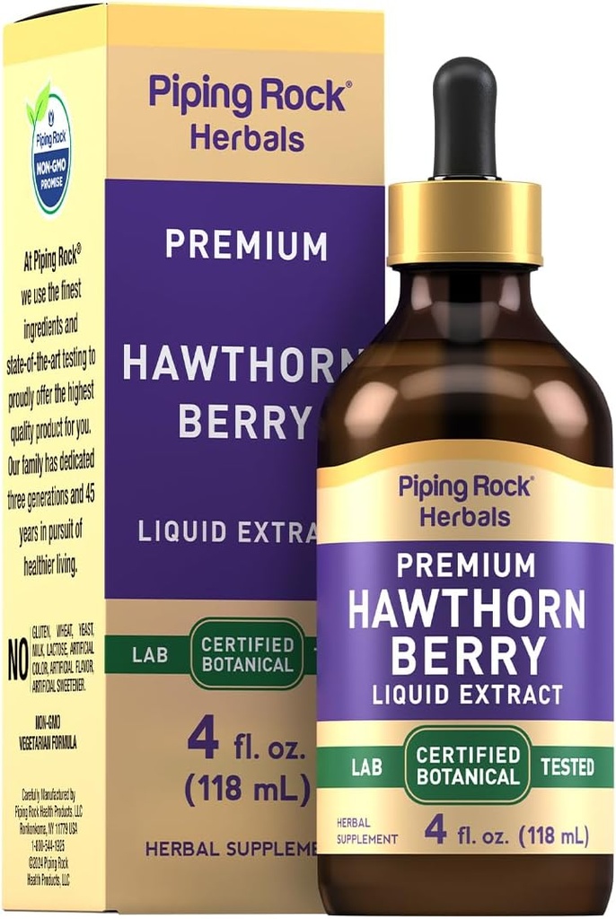 Piping Rock Hawthorn Berry Extract Liquid 