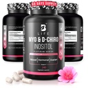 Myo-Inositol & D-Chiro Inositol 40:1 voor vrouwen I Inositol Supplement voor vrouwen Hormonenbalans, vruchtbaarheid en cyclus Vitamine B8, Insuline & Flo Ovarian Support