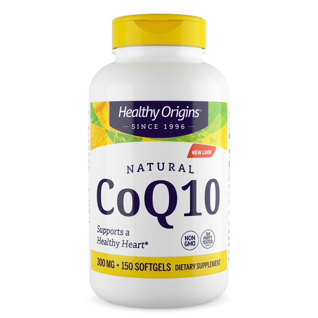 Gezonde oorsprongen® CoQ10 300 mg Natuurlijke Trans-Isomer Ubicurrên 