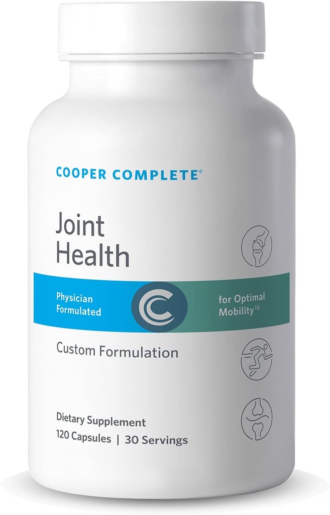 Cooper Complete - Joint Health Supplement - Glucosamine, Chondroitin, Gelatine, Bromelain - 30 porties per fles. Verpakking van 3